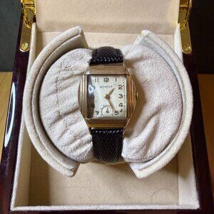 Vintage 1940s Benrus 10k Gold Plated Tank Watch, 27mm - Not Running